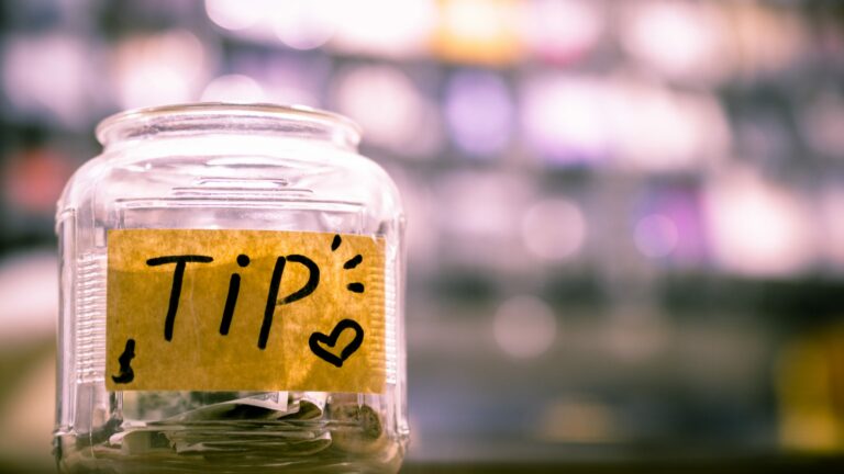 Tip jar